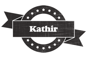 Kathir grunge logo