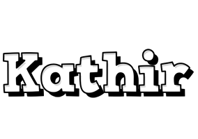 Kathir snowing logo