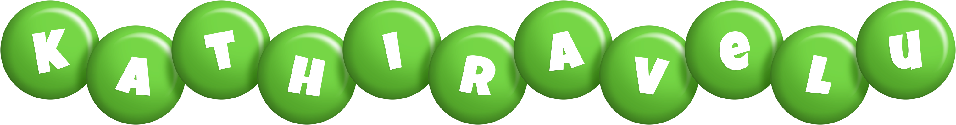 Kathiravelu candy-green logo