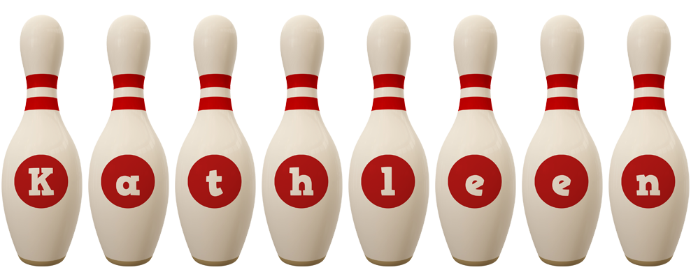 Kathleen bowling-pin logo