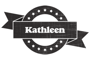 Kathleen grunge logo