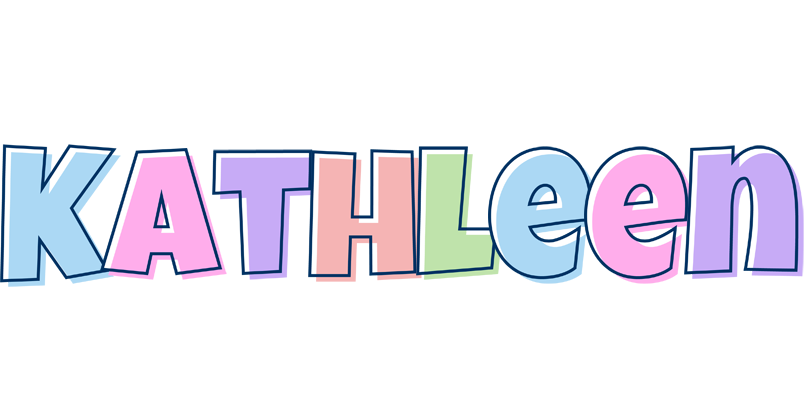 Kathleen pastel logo