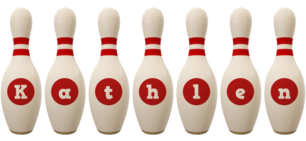 Kathlen bowling-pin logo