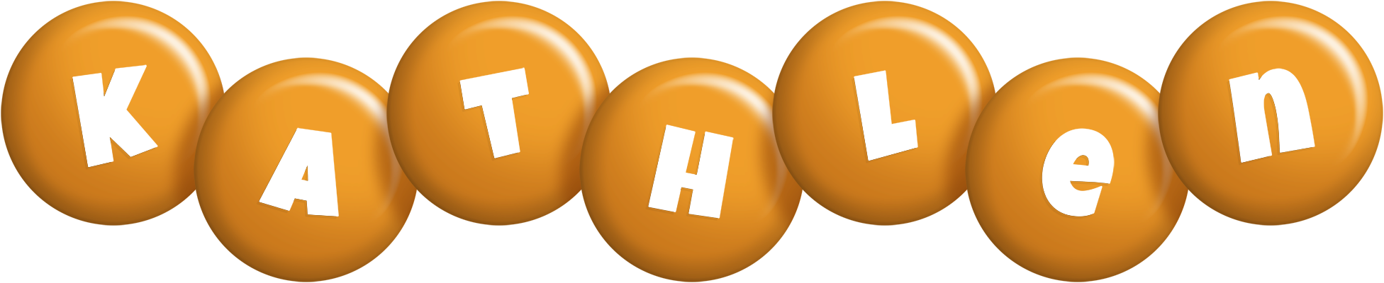 Kathlen candy-orange logo