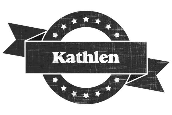 Kathlen grunge logo