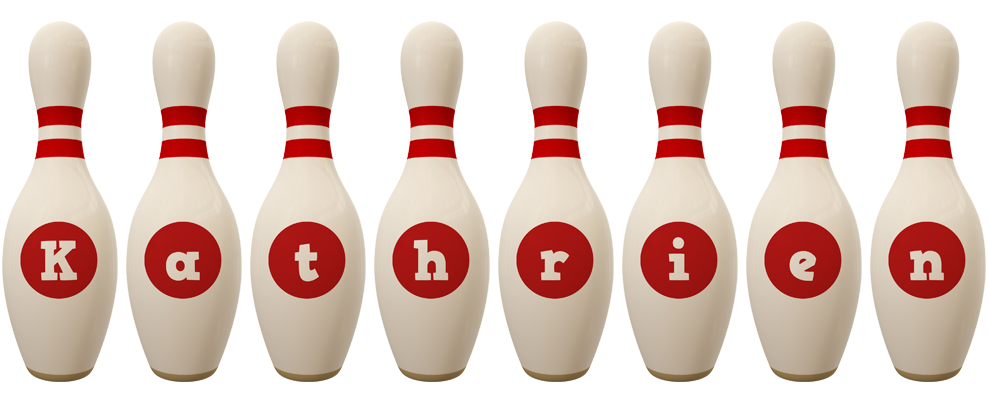 Kathrien bowling-pin logo