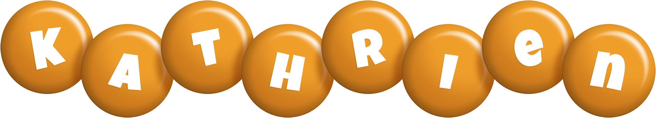 Kathrien candy-orange logo