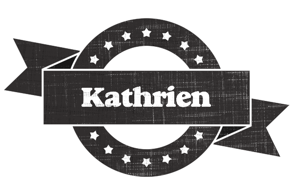 Kathrien grunge logo