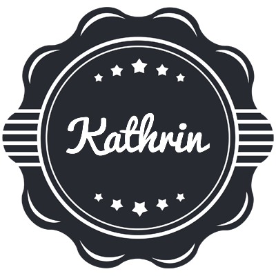 Kathrin badge logo