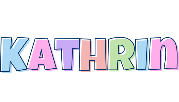 Kathrin pastel logo