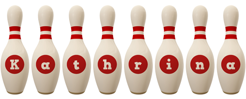 Kathrina bowling-pin logo