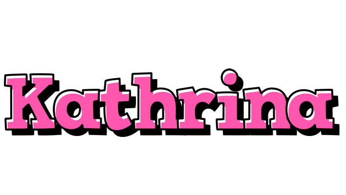 Kathrina girlish logo