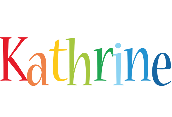 Kathrine birthday logo