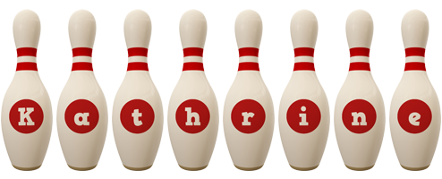 Kathrine bowling-pin logo