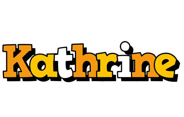 Kathrine cartoon logo