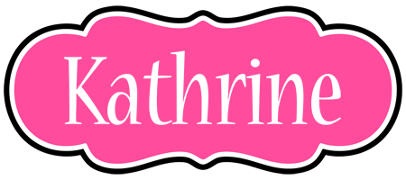 Kathrine invitation logo