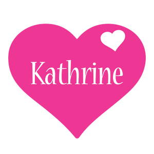 Kathrine love-heart logo