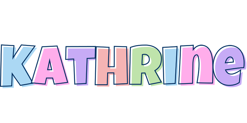 Kathrine pastel logo