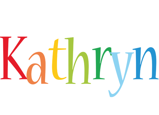 Kathryn birthday logo