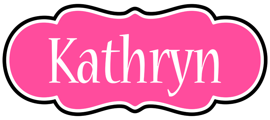 Kathryn invitation logo