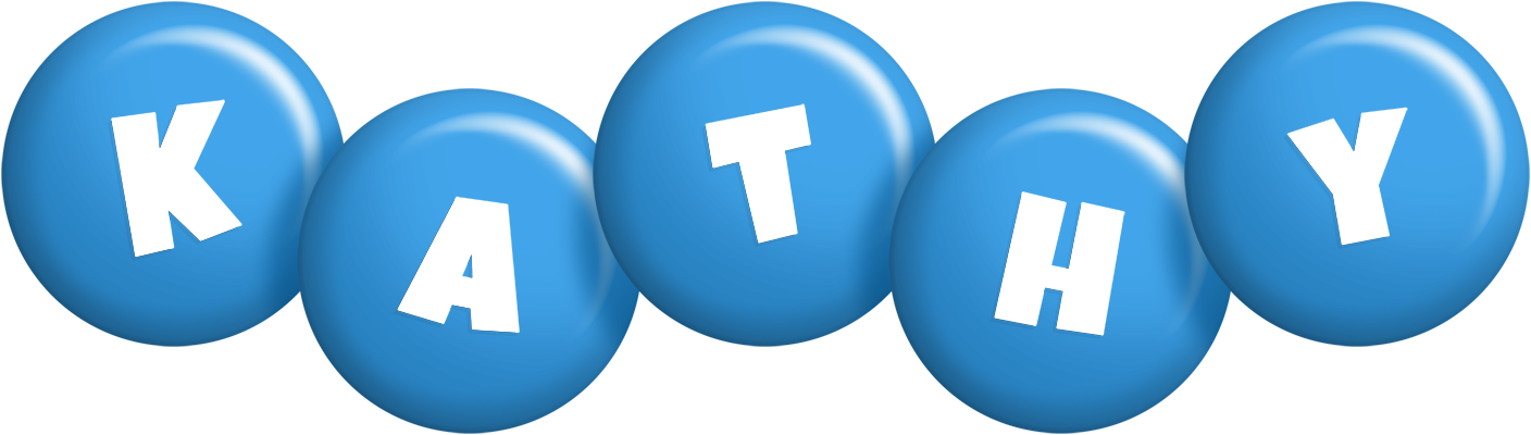 Kathy candy-blue logo