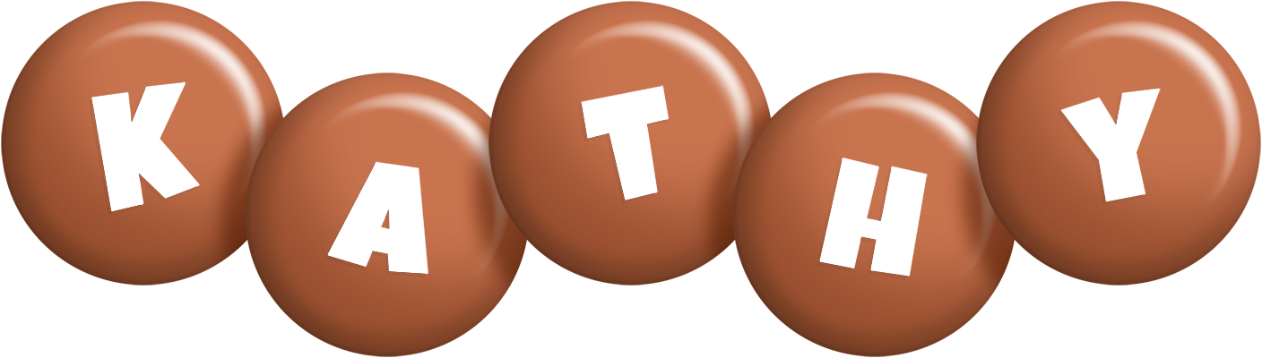 Kathy candy-brown logo