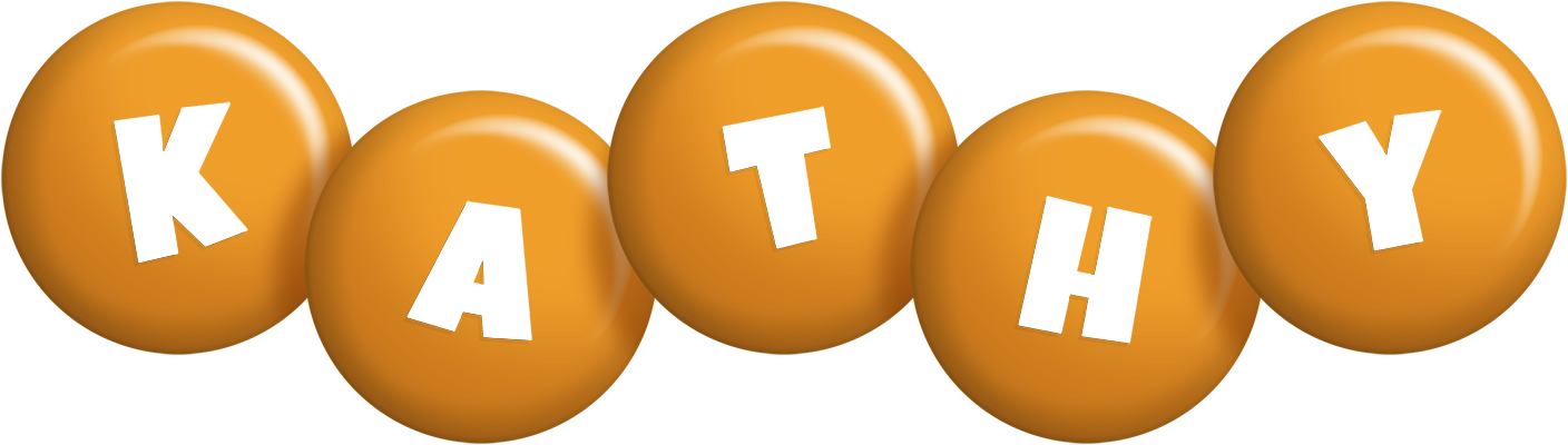 Kathy candy-orange logo