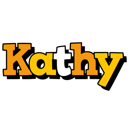 Kathy cartoon logo