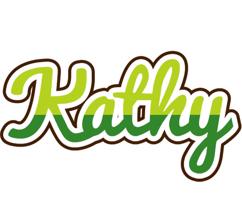 Kathy golfing logo