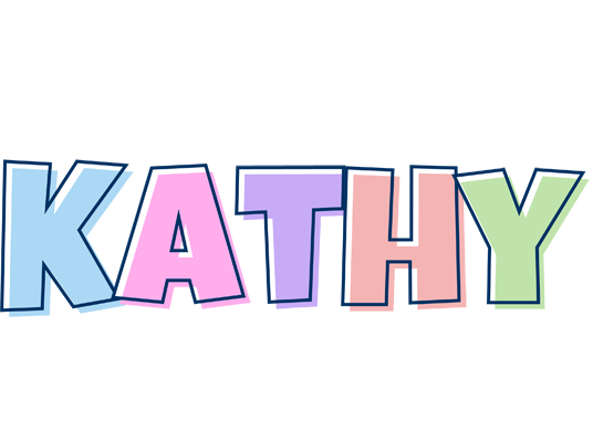 Kathy pastel logo