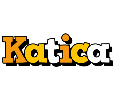 Katica cartoon logo