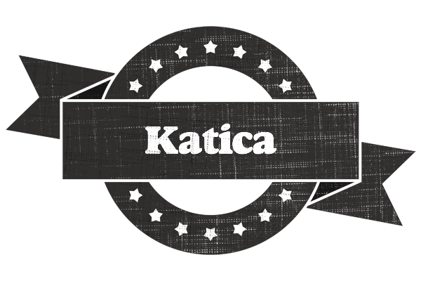 Katica grunge logo