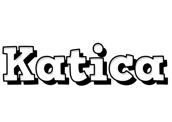 Katica snowing logo