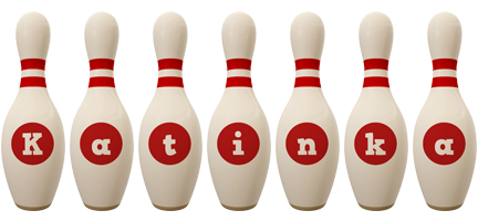 Katinka bowling-pin logo