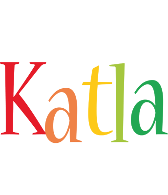 Katla birthday logo