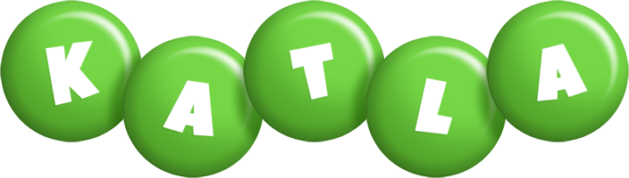 Katla candy-green logo