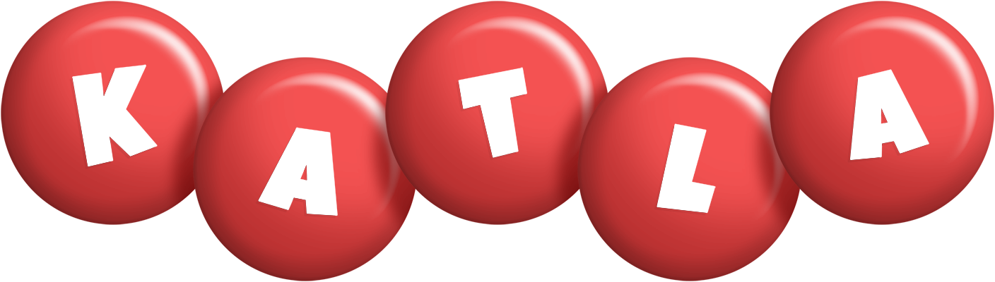Katla candy-red logo