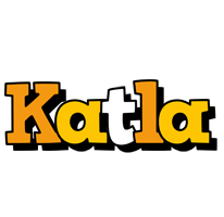 Katla cartoon logo