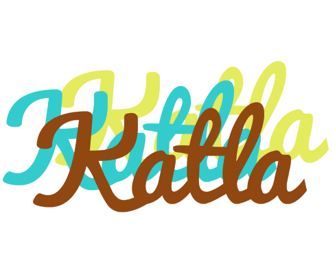 Katla cupcake logo