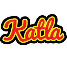 Katla fireman logo