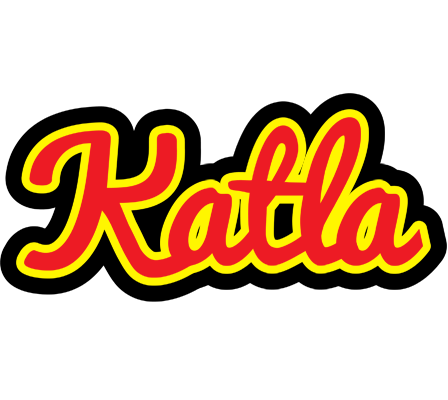 Katla fireman logo