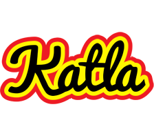 Katla flaming logo