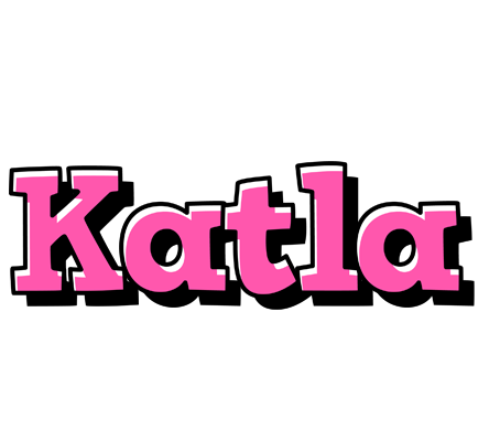 Katla girlish logo