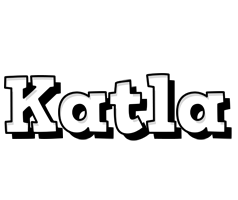 Katla snowing logo