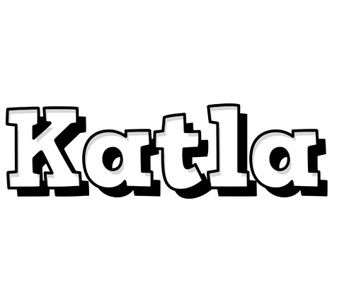 Katla snowing logo