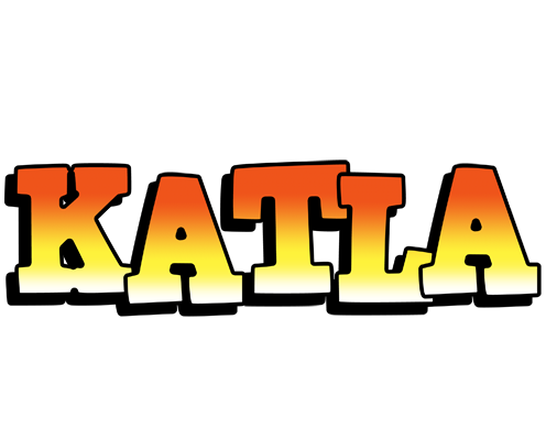 Katla sunset logo