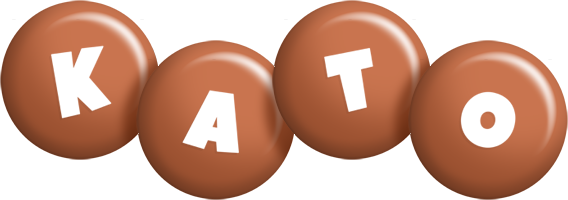 Kato candy-brown logo