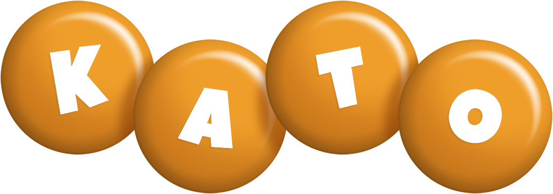 Kato candy-orange logo
