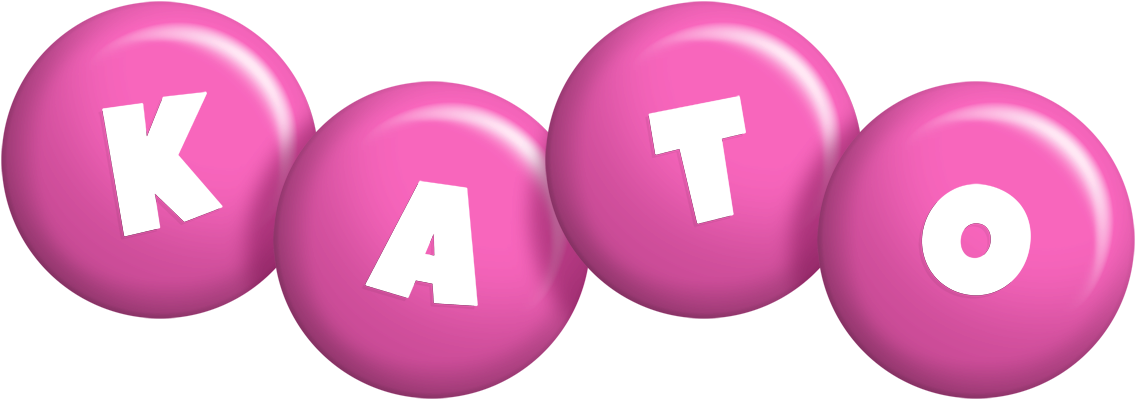 Kato candy-pink logo