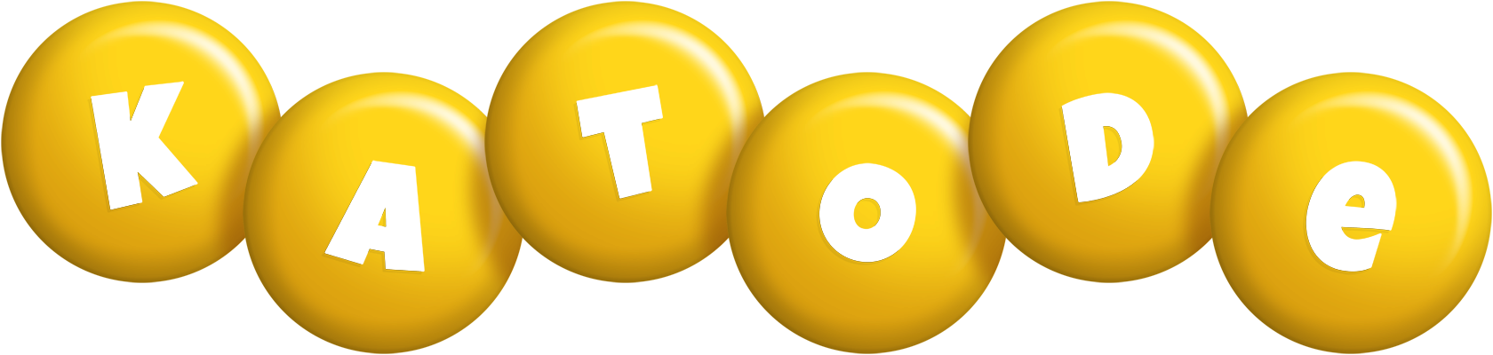 Katode candy-yellow logo